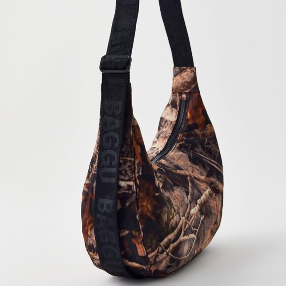 NWT Baggu Medium Crescent Bag - Photo Forest - Picture 8 of 8